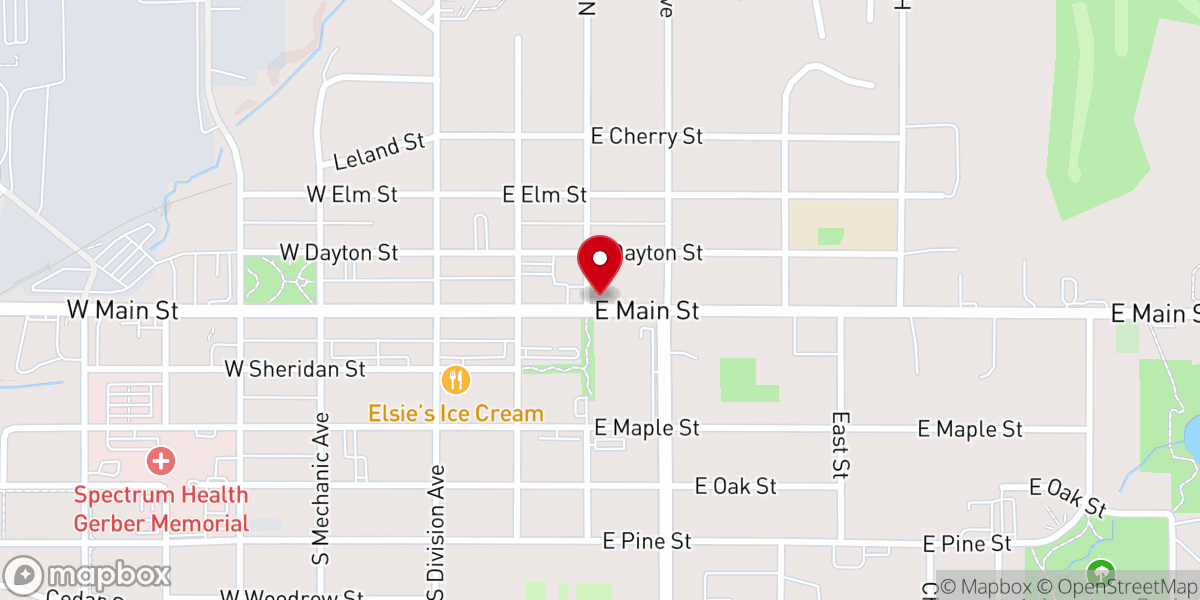 Map showing location of Bethel Reformed OPC