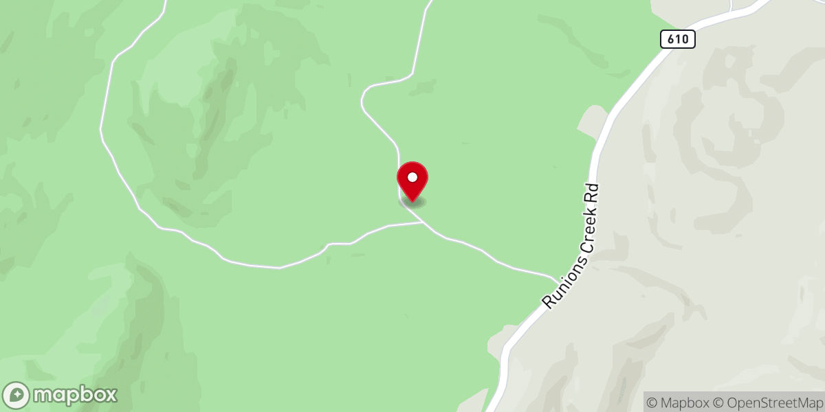Map showing location of Church Rock Lower Trailhead