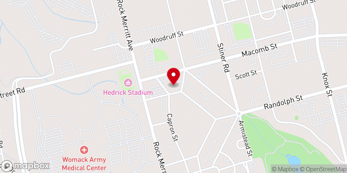 Map showing location of St. Michael the Archangel Church
