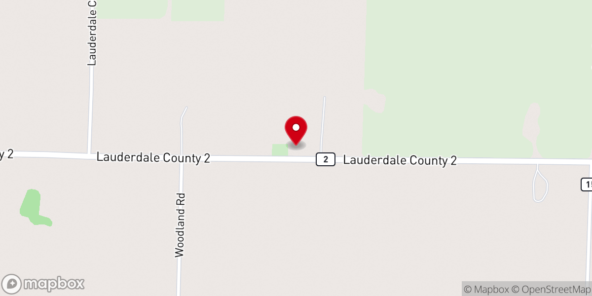 Map showing location of Riverbend Church of Christ