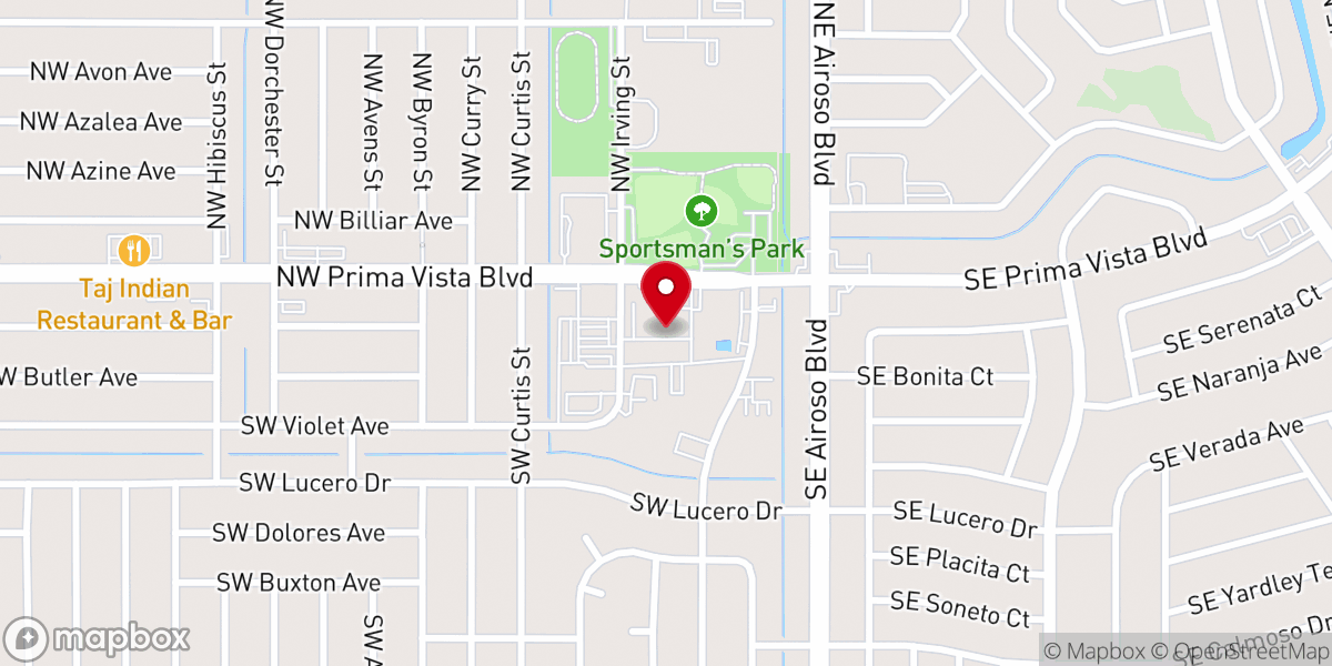 Map showing location of First, United Methodist Church - Sarah's Kitchen - Food Distribution Center