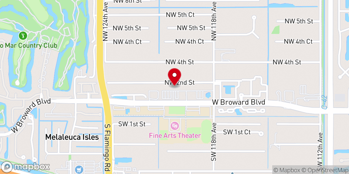 Map showing location of Calvary Church Parking