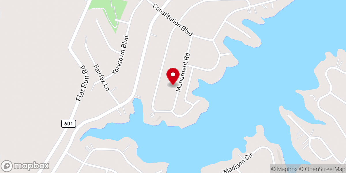 Map showing location of Light of Life Church