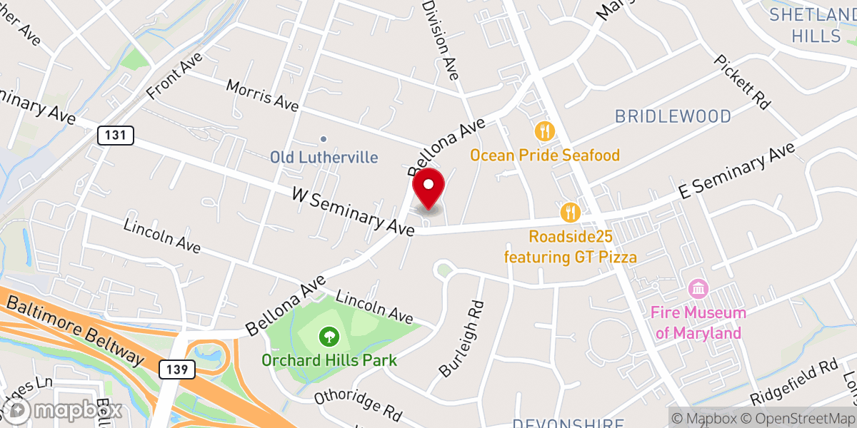 Map showing location of Comforters House Chapel International