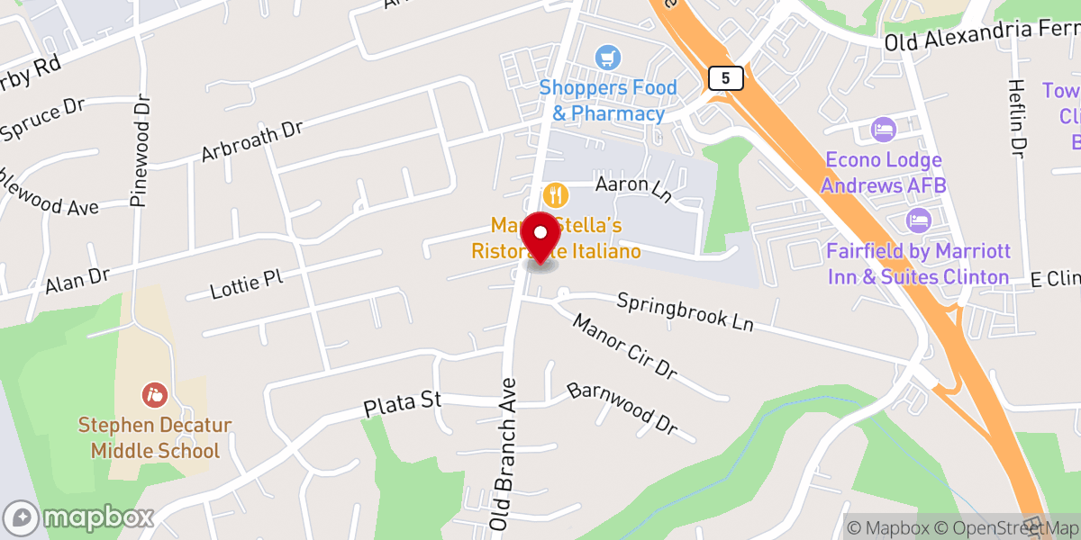 Map showing location of Harvest United Ministries