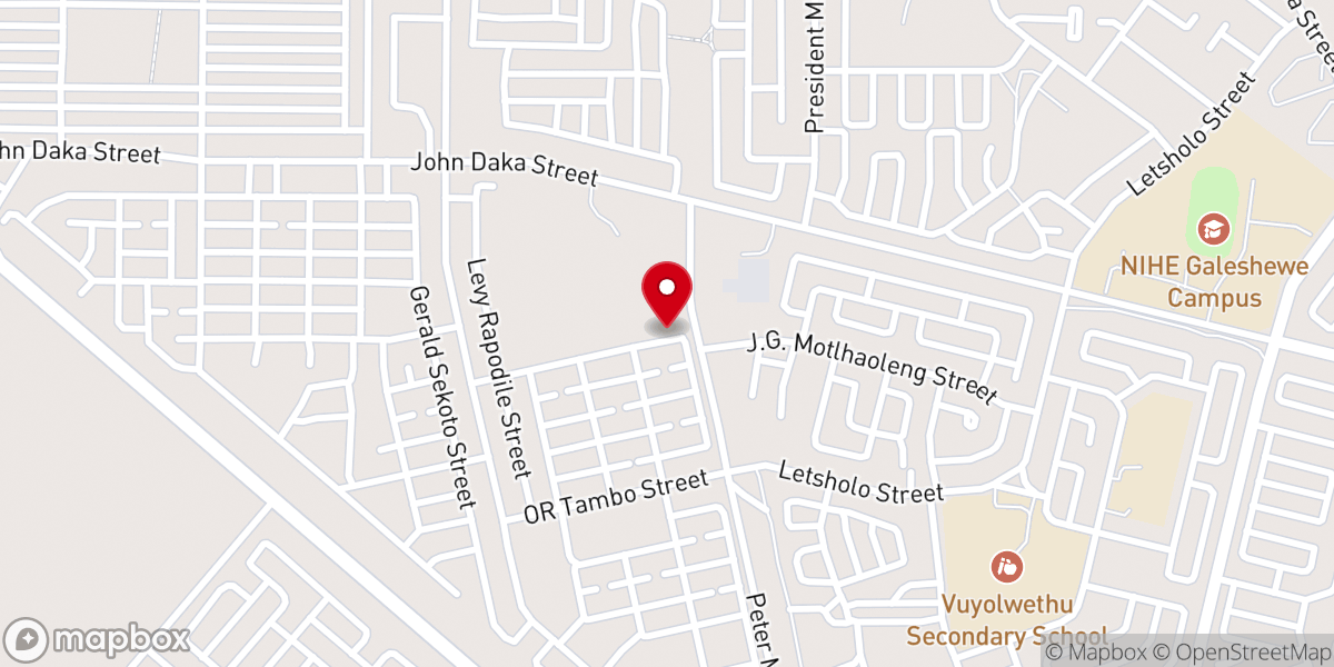 Map showing location of ALL Nations Revival Church