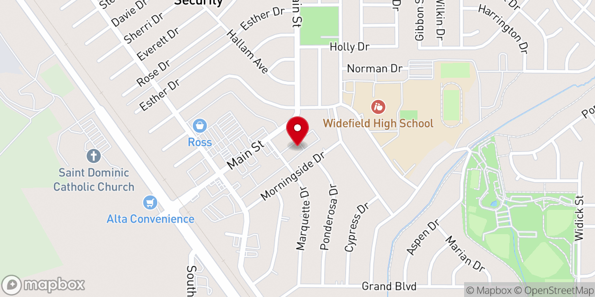 Map showing location of Restoration of Life Ministries Intl