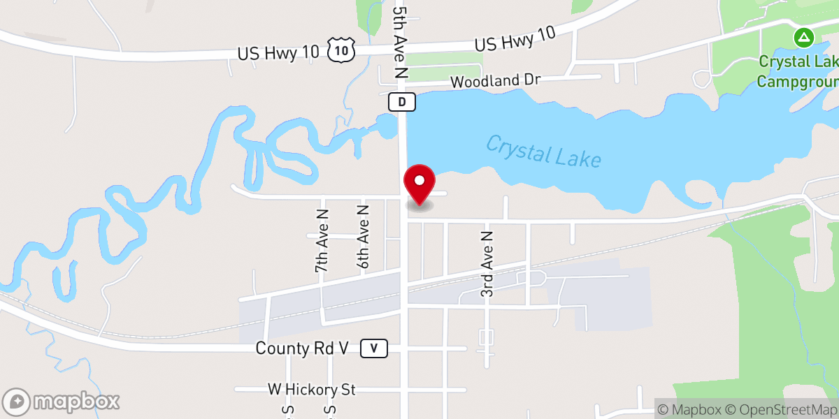 Map showing location of Immanuel Lutheran Church