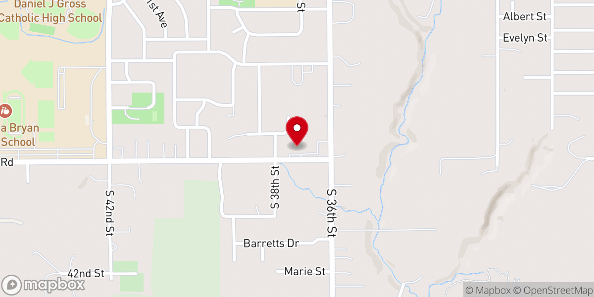 Map showing location of Bethel Christian Ministries