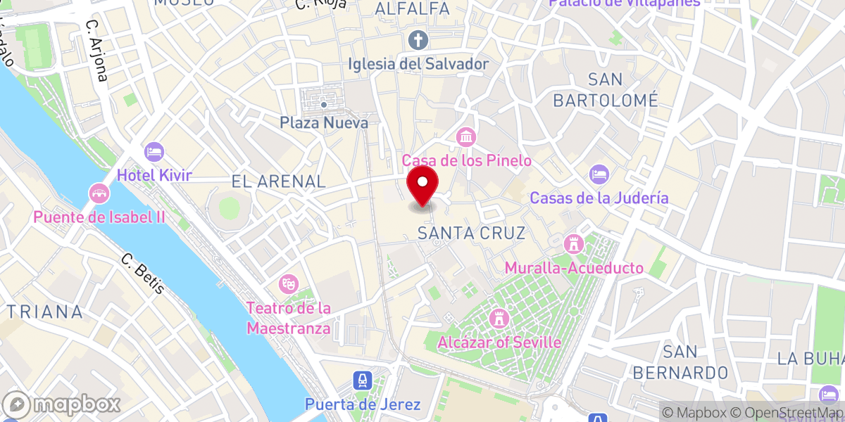 Map showing location of Capilla Real (Catedral de Sevilla)