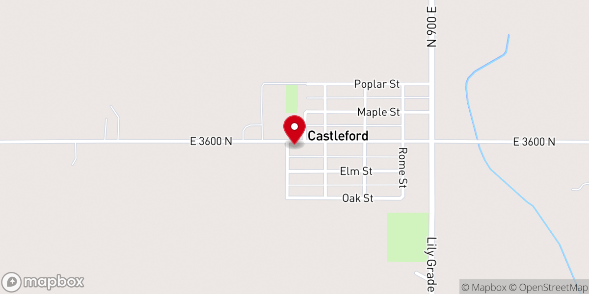 Map showing location of CASTLEFORD COMMUNITY CENTER
