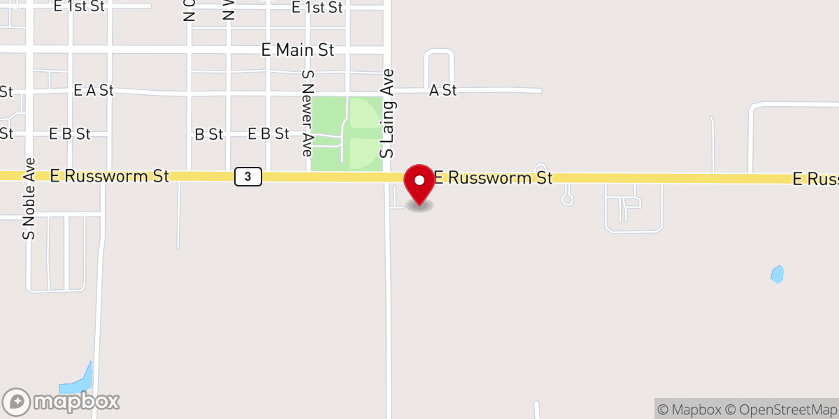 Map showing location of Whirlwind Mission of the Holy Family Episcopal Church