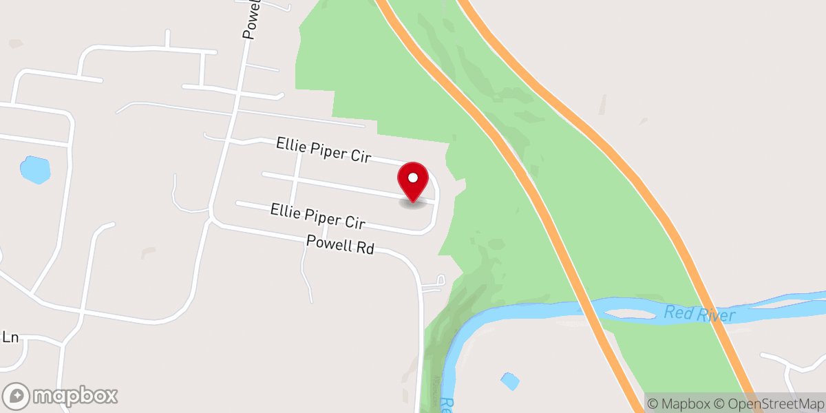 Map showing location of Bowlin Ministries