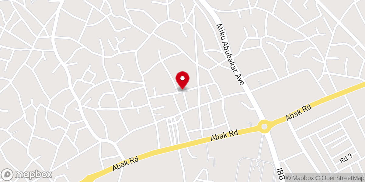 Map showing location of Celestial church of Christ, palace of comfort