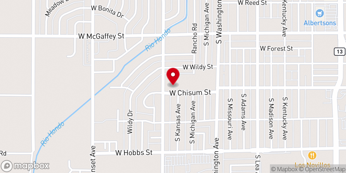 Map showing location of Vanguard Reformed Church of Roswell