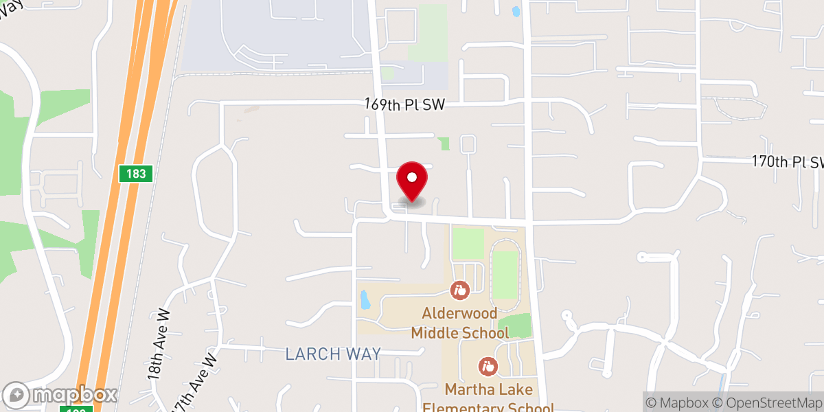 Map showing location of Grace Baptist Church
