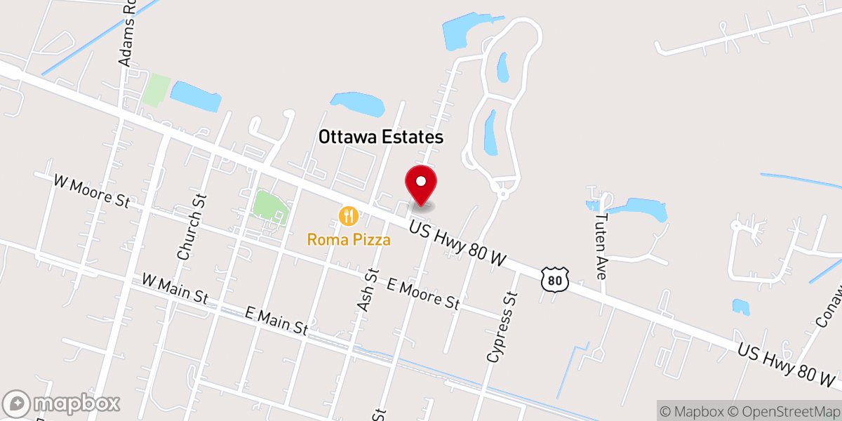Map showing location of The Donut Shop Bloomingdale