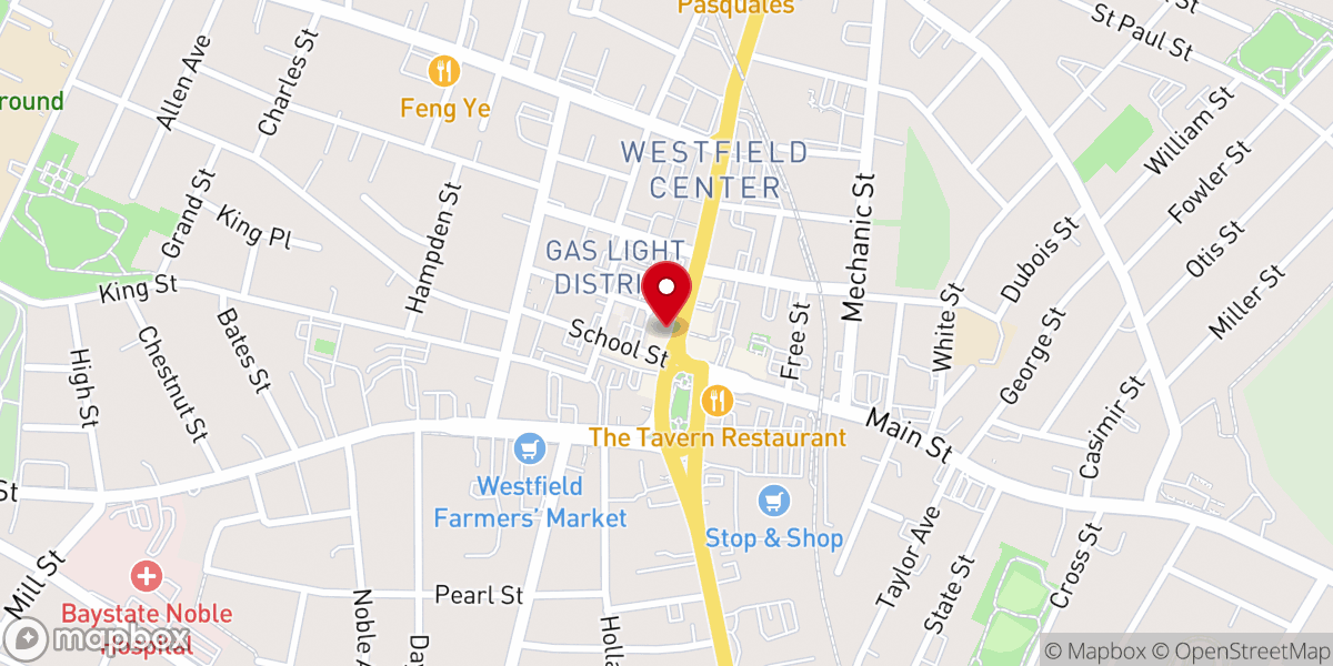 Map showing location of Café Zernó