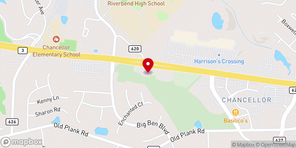 Map showing location of Zoan Baptist Church