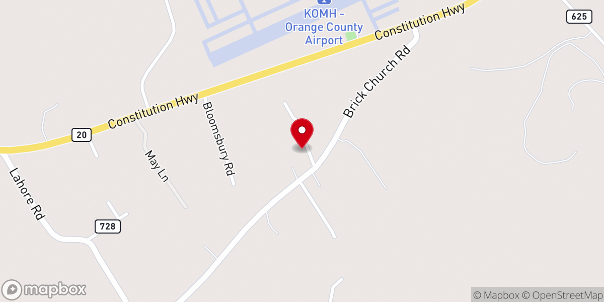 Map showing location of Robert Vogt