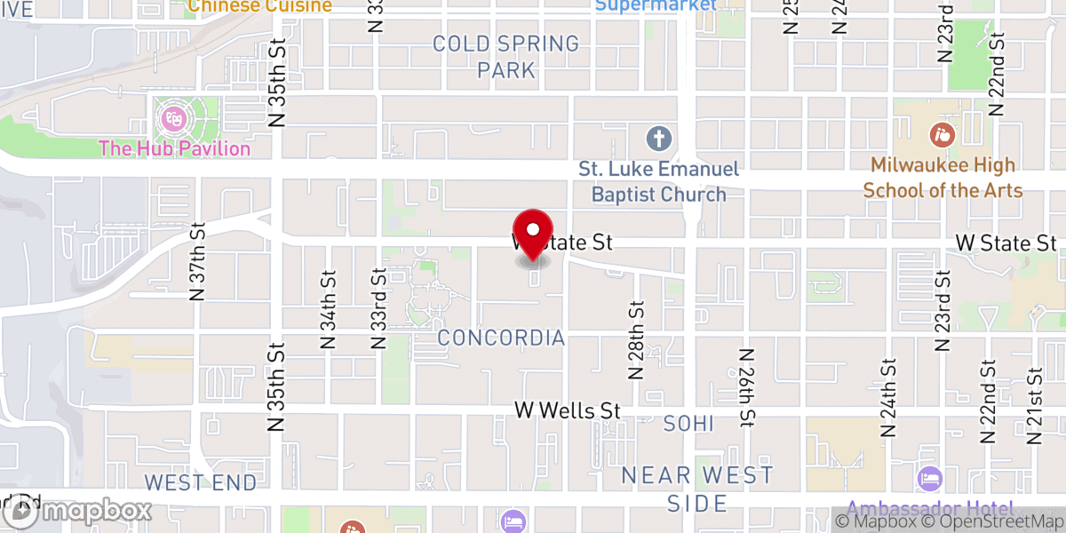 Map showing location of Greater Utopian Pentecostal Church