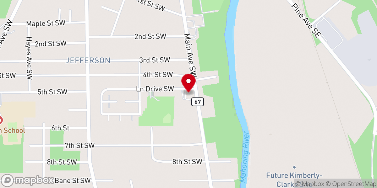 Map showing location of Second Baptist Church - A House of Hope