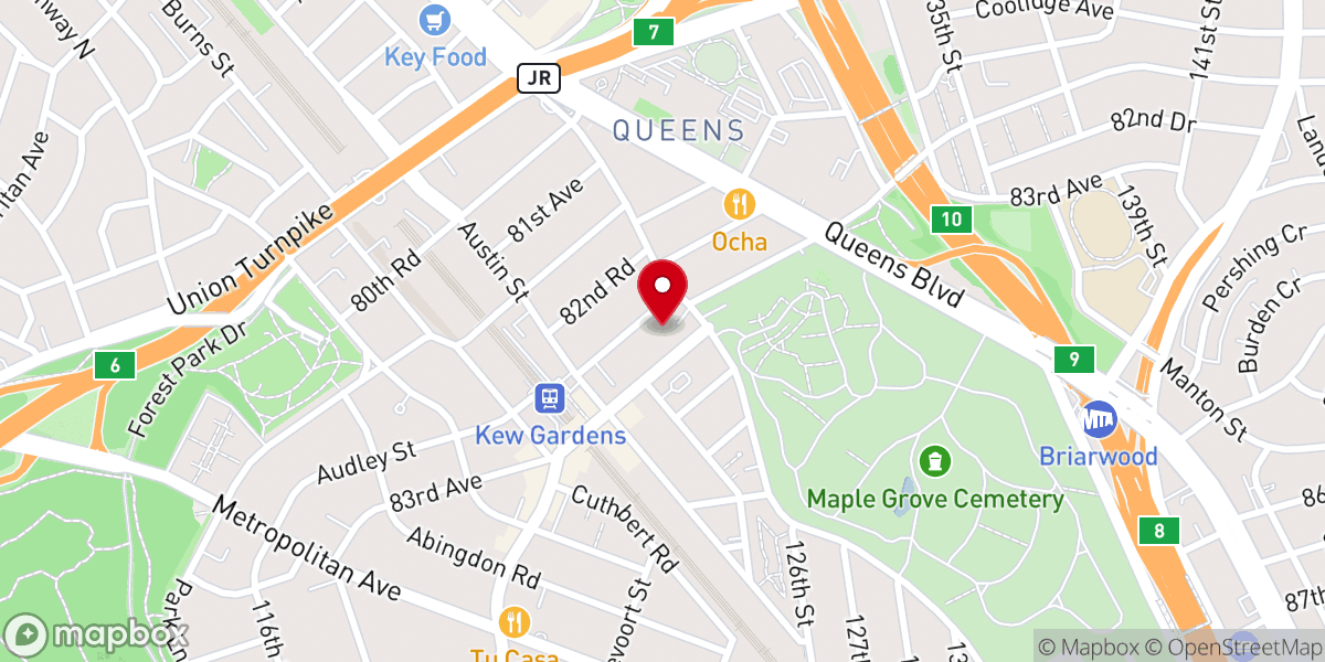 Map showing location of Sung Shin Prest Presbyterian Church