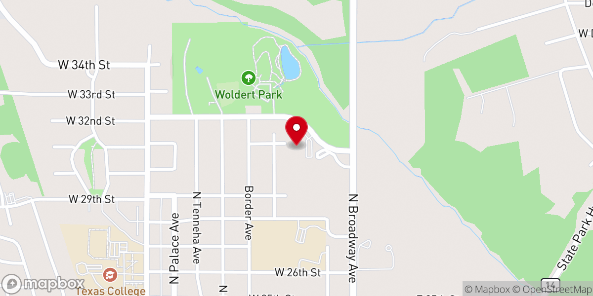 Map showing location of Bethel Bible Church - Hope Campus