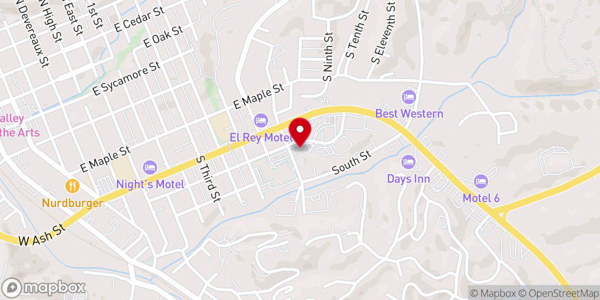 Map showing location of Arizona Department of Child Safety - Globe Field Office