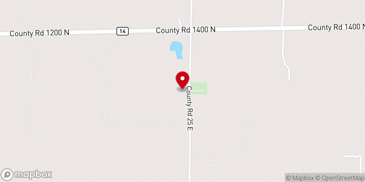 Map showing location of Saint Patrick Catholic Church