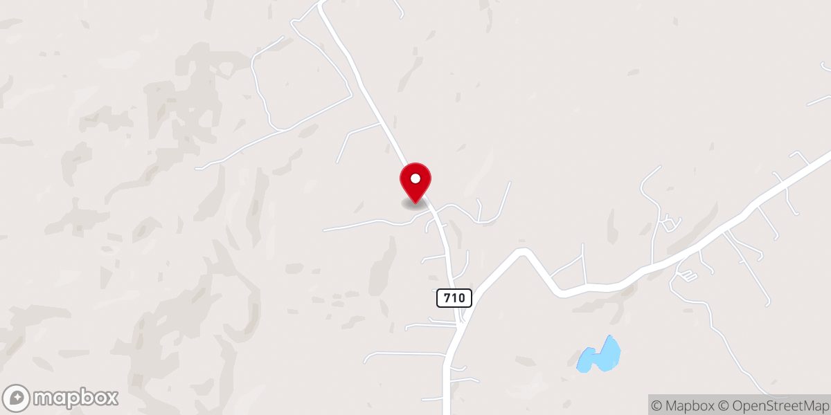 Map showing location of Solid Rock Baptist