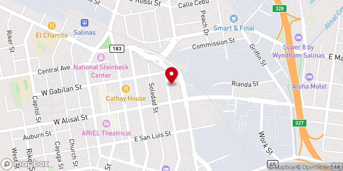 Map showing location of Iglesia Ni Cristo - Locale of Salinas