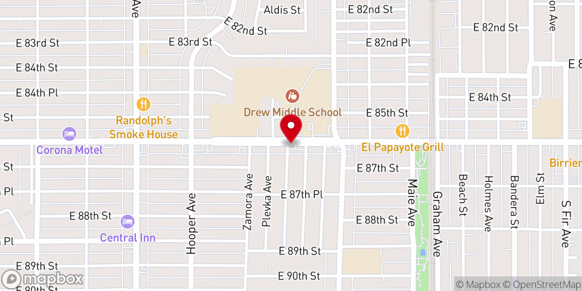 Map showing location of Greater Temple-God Mssnry Baptist