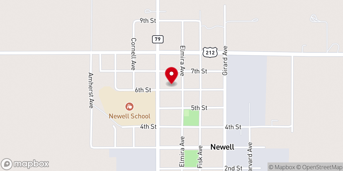 Map showing location of St Marys Catholic Church