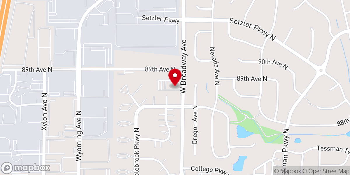 Map showing location of Berean Baptist Church