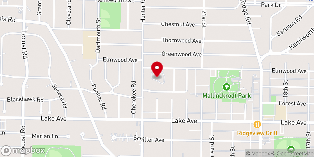 Map showing location of Sacred Heart Convent