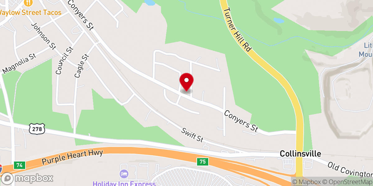 Map showing location of Saint James True Church Of God In Christ