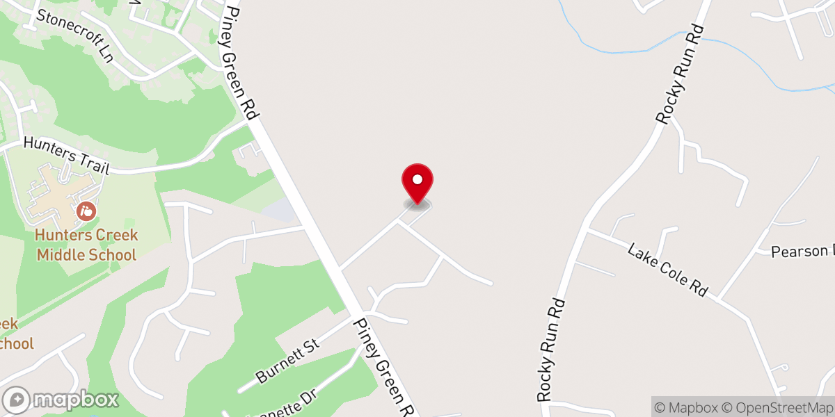 Map showing location of Marshall Chapel Missionary Baptist Church