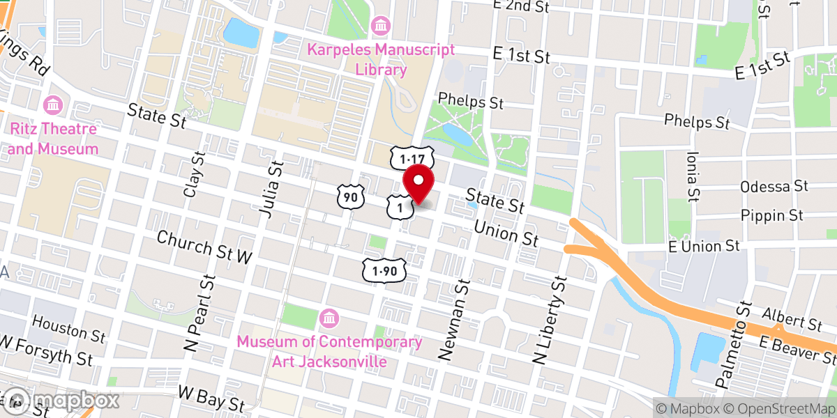 Map showing location of Life on Mission Project