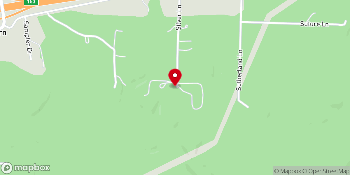 Map showing location of Pulaski Baptist Association