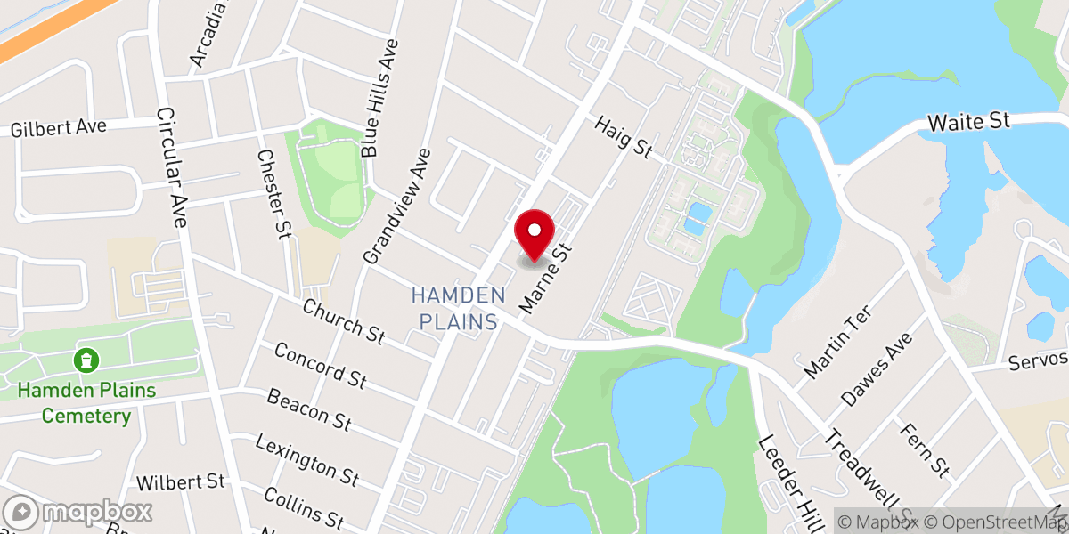 Map showing location of The Kingdom Embassy