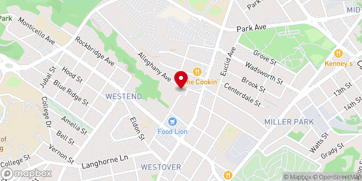 Map showing location of Shepherd's House Worship Center