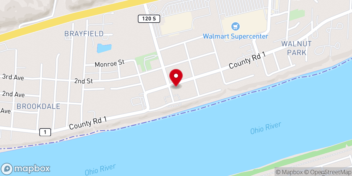 Map showing location of Living Word Tabernacle