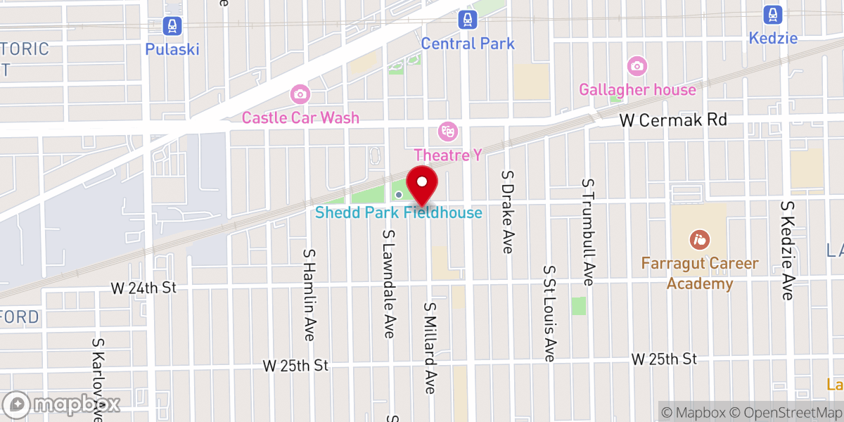 Map showing location of La Villita Community Church