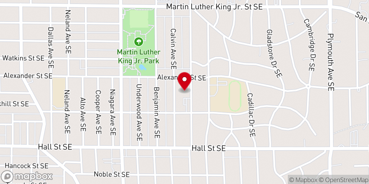 Map showing location of Earnest Prayer Ministries Church