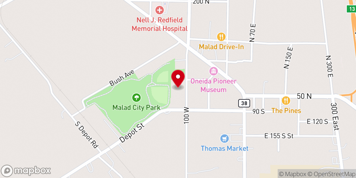 Map showing location of The Church of Jesus Christ of Latter-day Saints