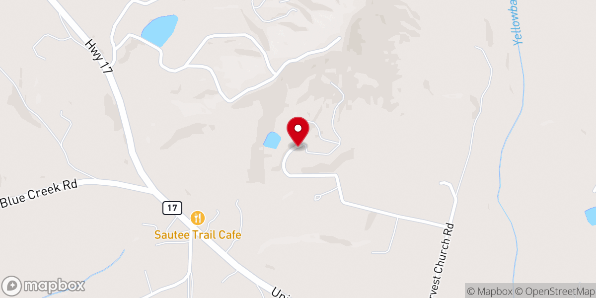 Map showing location of North Georgia Christian Camp