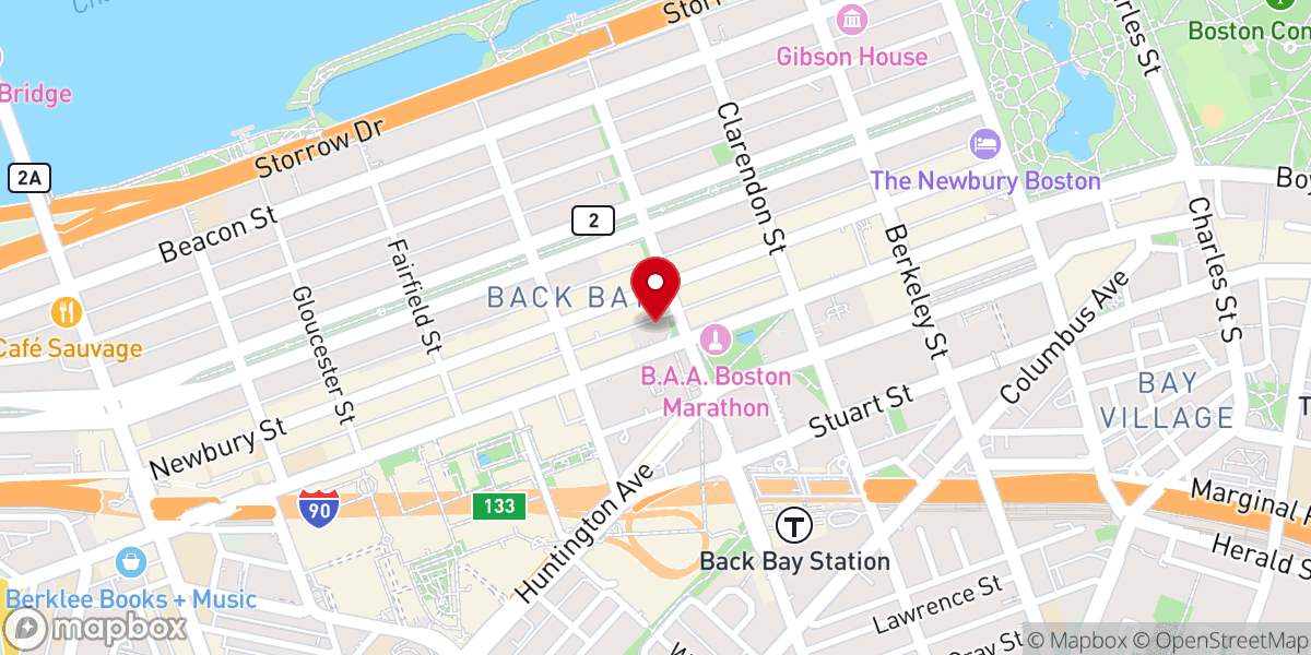 Map showing location of Hyssop Christian Church