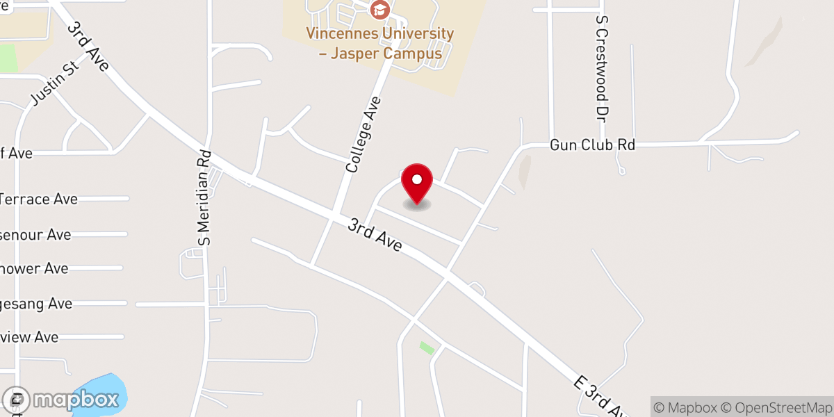 Map showing location of Iglesia Nueva Vida
