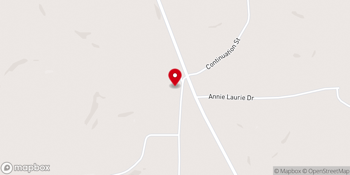 Map showing location of Comer Chapel